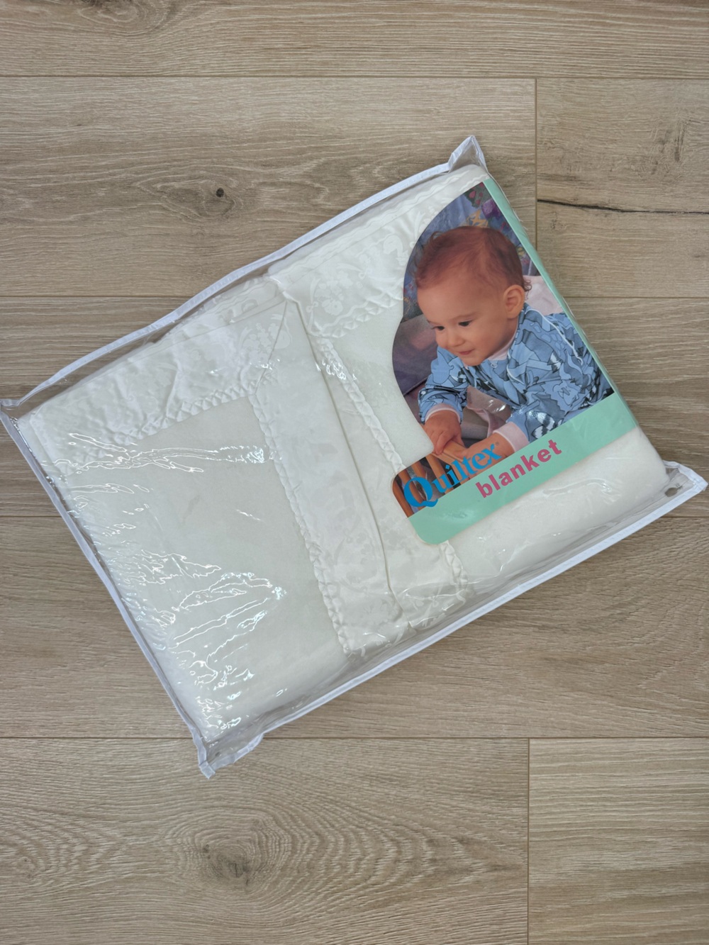 NEW Quiltex Vintage 1993 White Goose Novelty Blanket